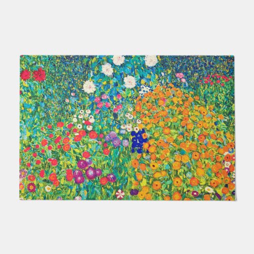 Flower Garden Gustav Klimt Doormat