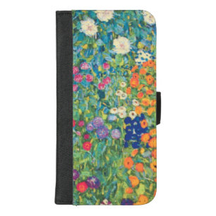 Flower Garden Gustav Klimt iPhone 8/7 Plus Wallet Case