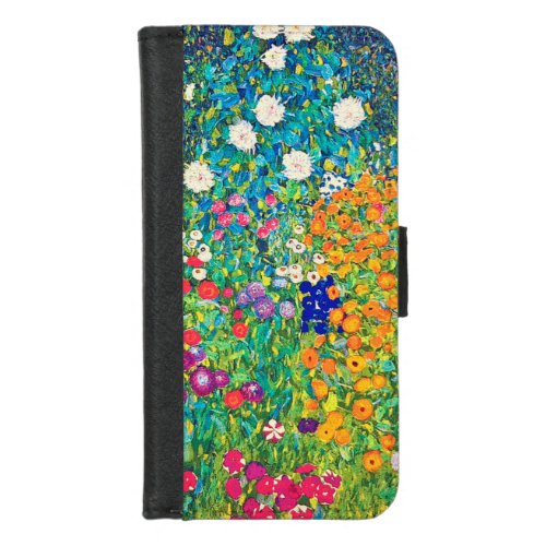 Flower Garden Gustav Klimt iPhone 87 Wallet Case