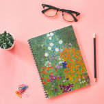 Flower Garden | Gustav Klimt Notebook<br><div class="desc">Flower Garden (1905-1907) by Austrian artist Gustav Klimt is a vibrant masterpiece of early 20th-century art. This lush, impressionistic scene bursts with colorful blossoms in a mesmerizing tapestry of nature, reflecting Klimt’s decorative style and love for floral motifs. The painting’s rich textures and intricate details make it a timeless choice...</div>