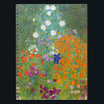 Flower Garden | Gustav Klimt Notebook<br><div class="desc">Flower Garden (1905-1907) by Austrian artist Gustav Klimt is a vibrant masterpiece of early 20th-century art. This lush, impressionistic scene bursts with colorful blossoms in a mesmerizing tapestry of nature, reflecting Klimt’s decorative style and love for floral motifs. The painting’s rich textures and intricate details make it a timeless choice...</div>