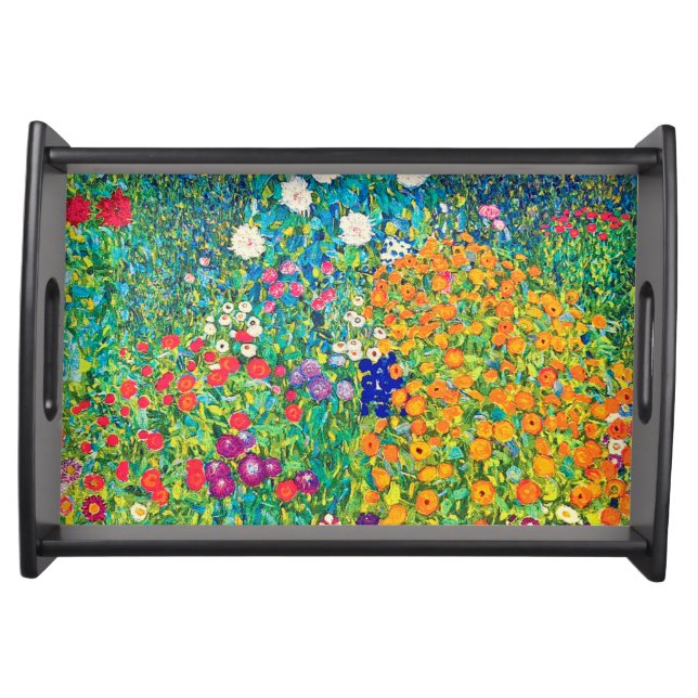 Flower Garden, Gustav Klimt Serving Tray (Front)