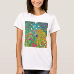 Flower Garden, Gustav Klimt T-Shirt<br><div class="desc">Gustav Klimt (July 14, 1862 – February 6, 1918) was an Austrian symbolist painter and one of the most prominent members of the Vienna Secession movement. Klimt is noted for his paintings, murals, sketches, and other objets d'art. In addition to his figurative works, which include allegories and portraits, he painted...</div>