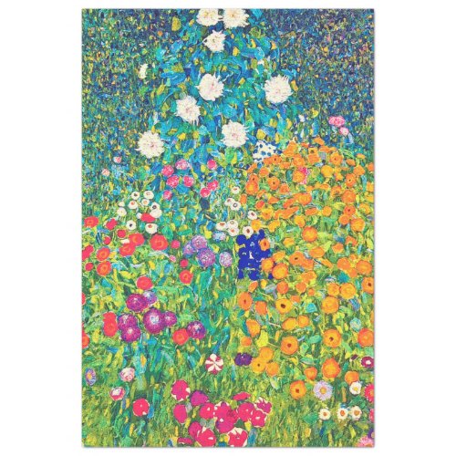 Flower Garden Gustav Klimt Tissue Paper