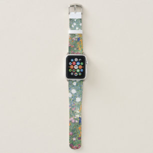 Flower Garden Gustav Klimt - vintage Apple Watch Band