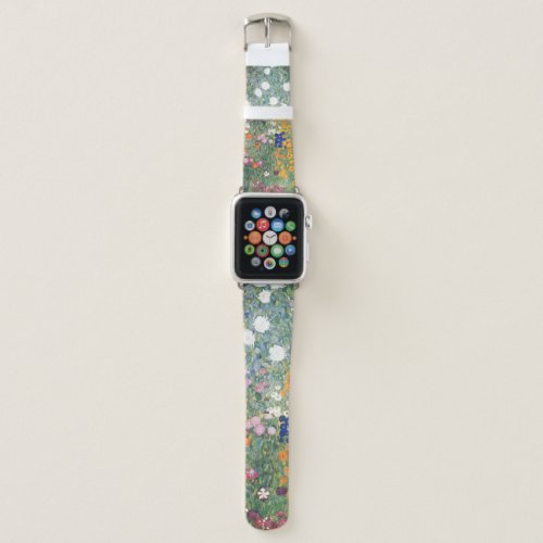 Flower Garden Gustav Klimt _ vintage Apple Watch Band