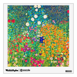 Flower Garden, Gustav Klimt Wall Decal