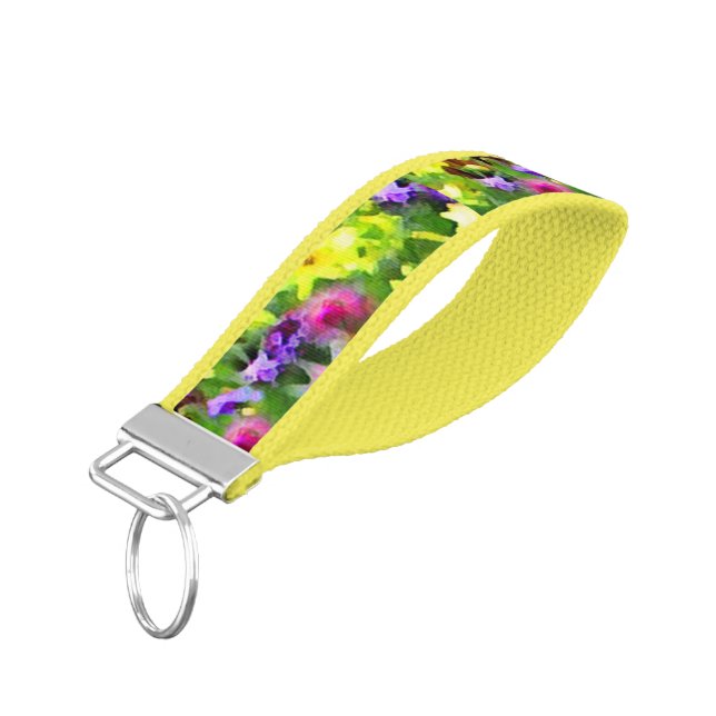 Flower Garden Impressions Wrist Keychains (Angled Down)