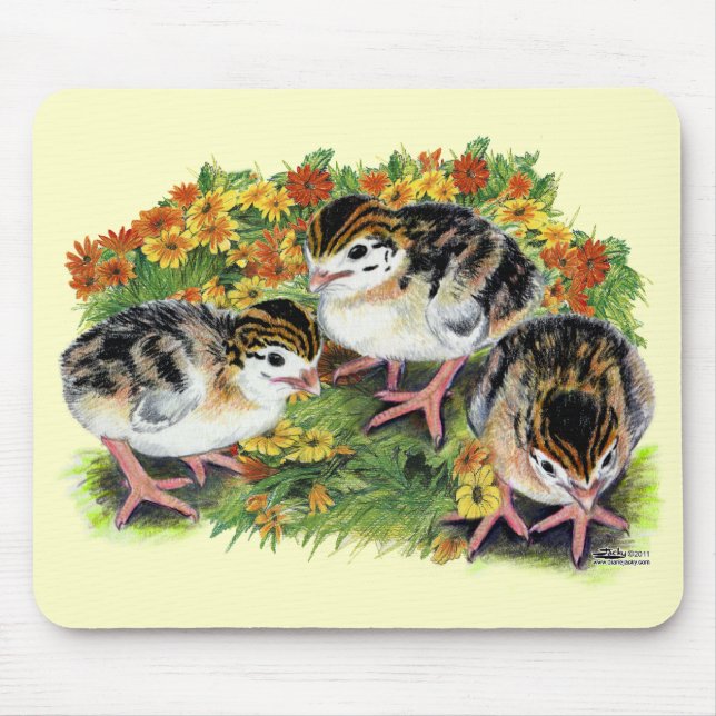 Flower Garden Keets Mouse Pad (Front)