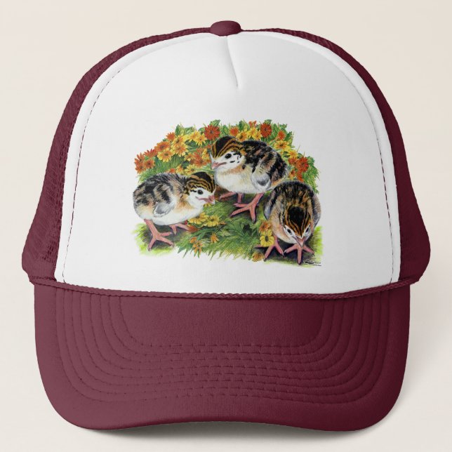 Flower Garden Keets Trucker Hat (Front)