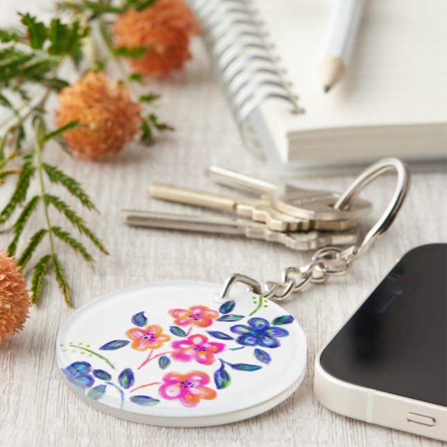 Flower Garden Keychain (Front Right)