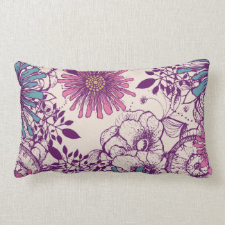 Flower Garden Lumbar Pillow