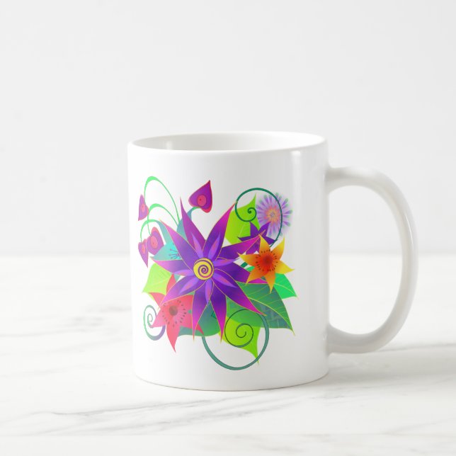 Flower garden mug (Right)