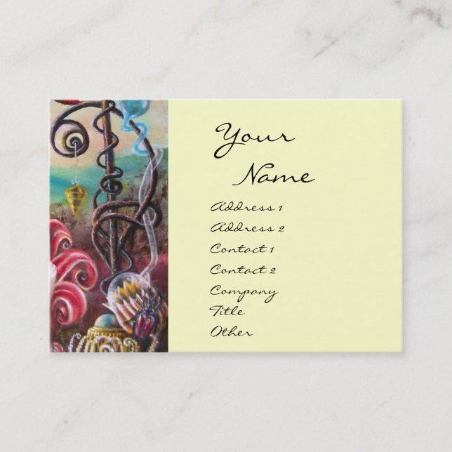 FLOWER GARDEN OF MELISSA  Floral Business Card (Front)