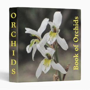 Flower Garden Organizer - Orchid  3 Ring Binder