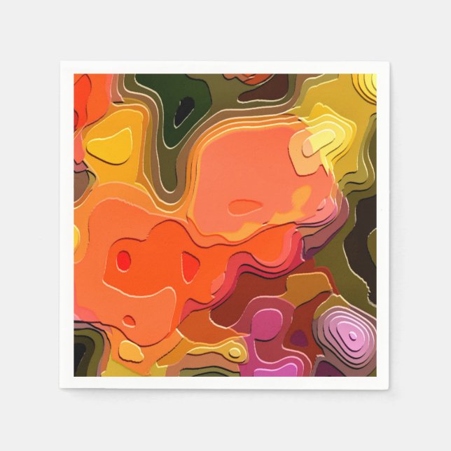 FLOWER GARDEN PAPER NAPKINS (Front)