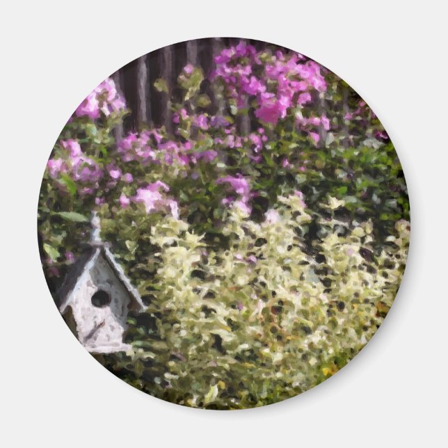 Flower Garden Pastel Painting  Magnet (Front)