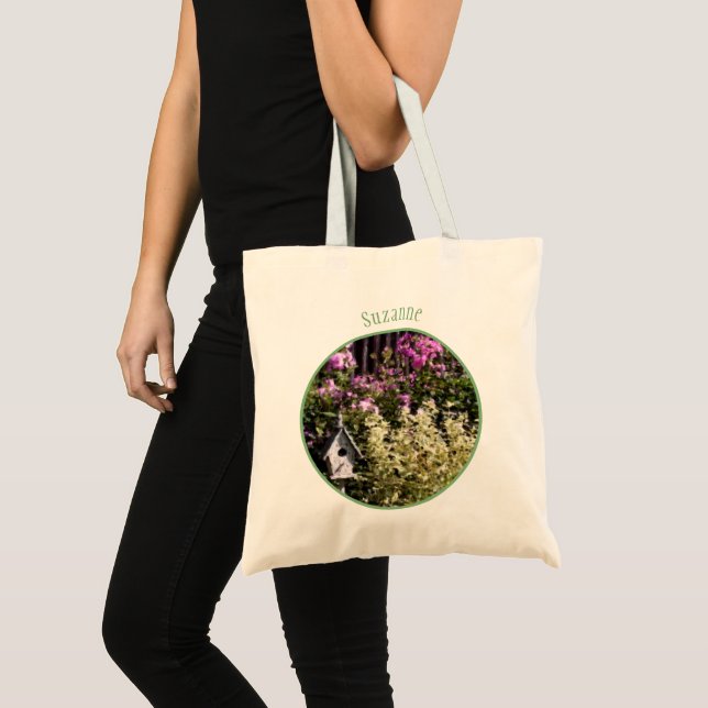 Flower Garden Pastel Painting Personalized Tote Bag (Front (Product))