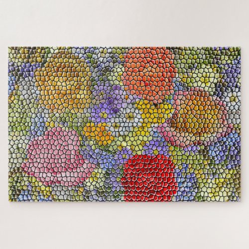 Flower Garden PhotoMosaic Jigsaw Puzzle