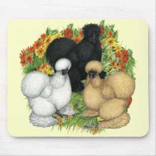 Flower Garden Silkies Mouse Pad