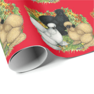 Flower Garden Silkies Wrapping Paper
