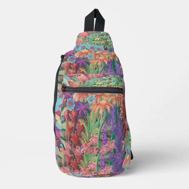 flower garden sling bag (Front)