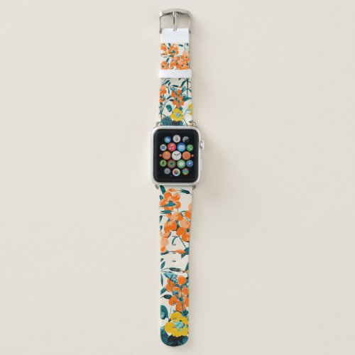 Flower Garden Small Cute Florals and Branches Swe Apple Watch Band