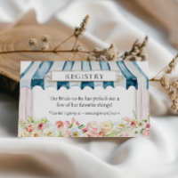 Flower Garden Summer Bridal Shower Registry