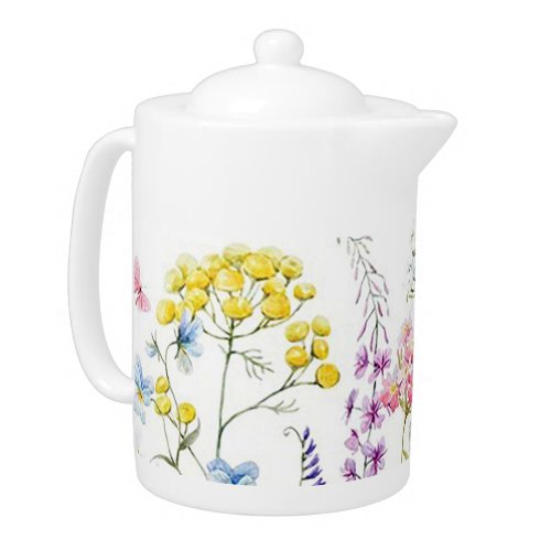 Flower Garden Teapot