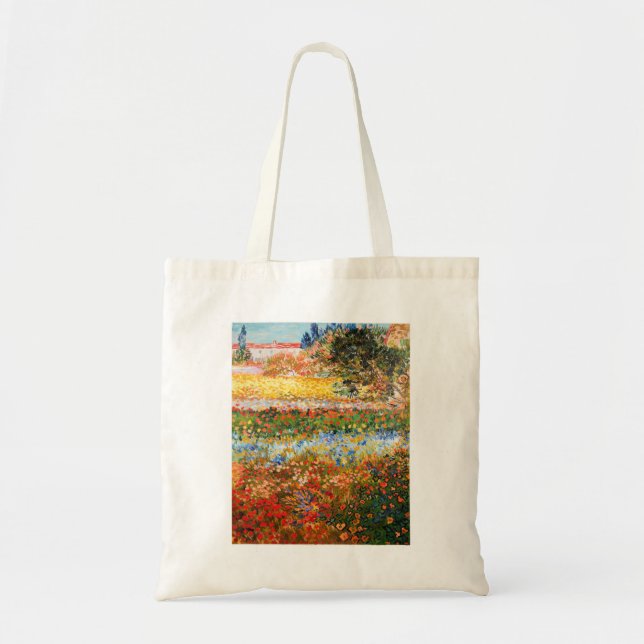 'Flower Garden' Vincent van Gogh. Tote Bag (Front)