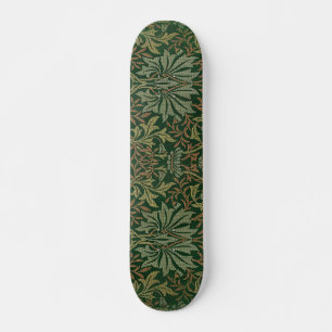 Flower Garden Vintage Ornament Illustration Skateboard