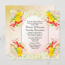 Flower Garden Wedding Invitation