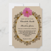 Flower Garden Wedding Invitation