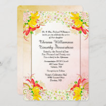 Flower Garden Wedding Invitation