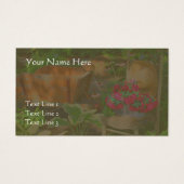 Flower Garden Wheelbarrow And Chair (Front)