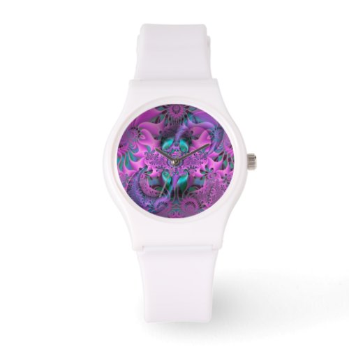 Flower Gardens Psychedelic Watch