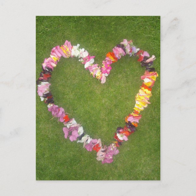 flower garland postcard (Front)
