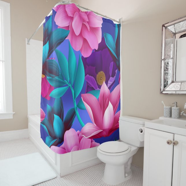 Flower GC11 - Shower Curtain (In Situ)