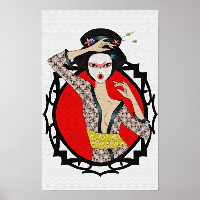 Flower Geisha Poster (Front)