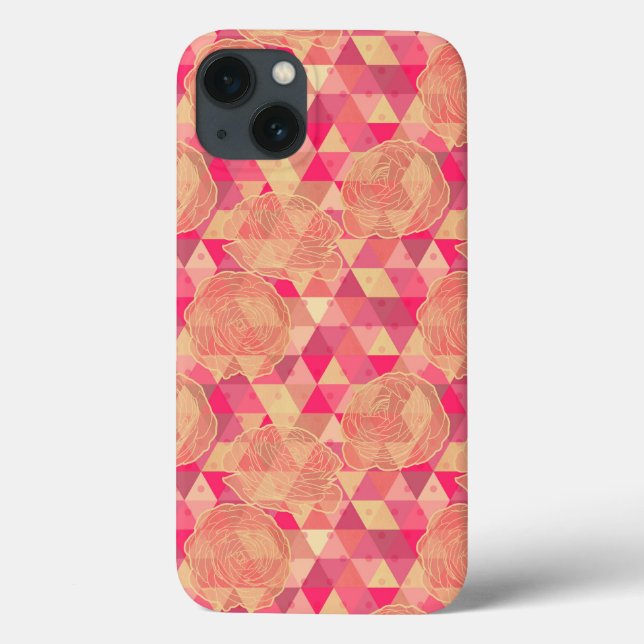 Flower geometrical pattern Case-Mate iPhone case (Back)
