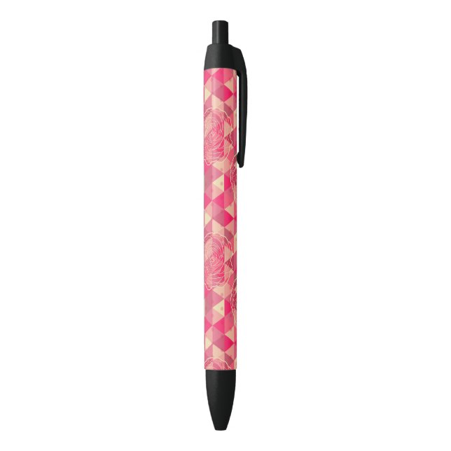 Flower geometrical pattern pen (Bottom (Vertical))