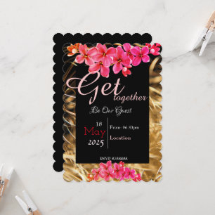Flower getting together Invitation