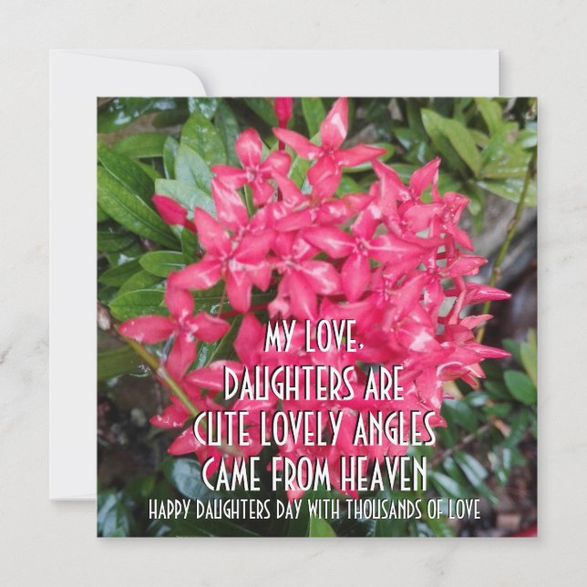 FLOWER GIFT FOR DAUGHTERS DAY (Front)