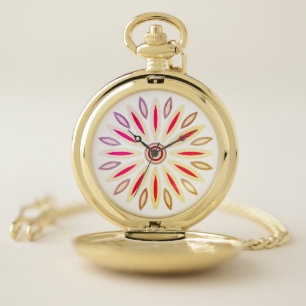 FLOWER GIFT FOR MOM DAUGHTER SISTER FRIEND TEACHER POCKET WATCH