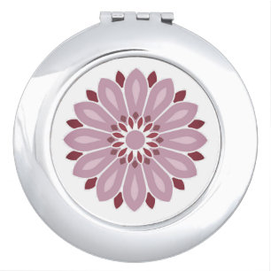 FLOWER GIFT HUSBAND WIFE BOYFRIEND FRIEND COMPACT MIRROR