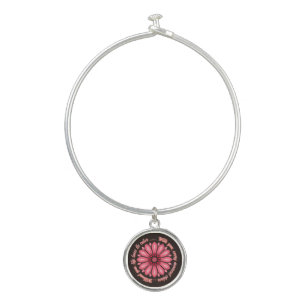 FLOWER GIFT MOM DAUGHTER SISTER TEACHER FRIEND BANGLE BRACELET