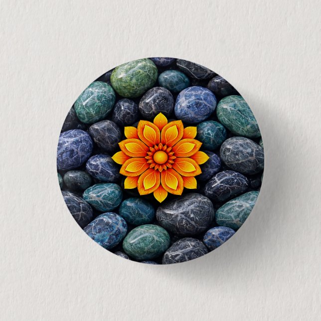 FLOWER GIFT MOM DAUGHTER SISTER TEACHER FRIEND BUTTON (Front)