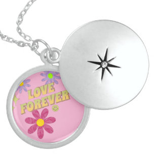 FLOWER GIFT MOM DAUGHTER SISTER TEACHER FRIEND LOC LOCKET NECKLACE