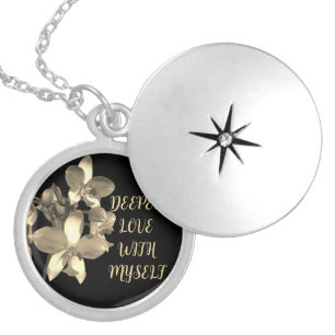 FLOWER GIFT MOM, GRANDMOTHER, DAUGHTER, BOSS LOVER LOCKET NECKLACE