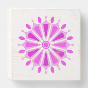 FLOWER GIFT MOM SISTER BOSS TEACHER FRIEND WOODEN BOX SIGN